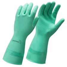 Donning Gloves for Compression Stockings - Green, 1 Pair