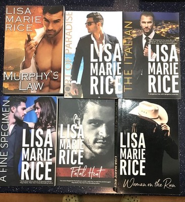 LOT OF 6 SPICY ROMANCES by Lisa Marie Rice - - HOT