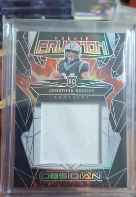 2024 Panini Obsidian - Rookie Eruption Materials Jonathon Brooks #ERM-JBS (MEM,