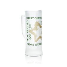 Mohaba Glühwein Glas 0,2l Krug Thermoglas Henkelglas Satiniert Punschgläser