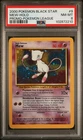 Pokemon Mew Holo Promo Black Star 9 Pokemon League PSA 8