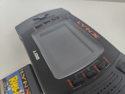 Atari Lynx II Console + Rampage (GAME)  handheld gameboy nintendo gamegear sega