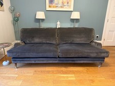 Sofa & Stuff 4 Seater Alwinton Coates large 4 Seat Grey/Slate Velvet  - stunning