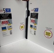 2 Pack Five Star Advance Wirebound Notebook 5 Subject College Ruled 11 in x 8.5