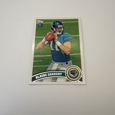 2011 Topps #160 Blaine Gabbert rookie card, Missouri Tigers. rookie card picture