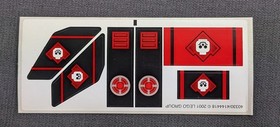 Lego Alpha Team 6776 Ogel Command Center COMPLETE new sticker sheet