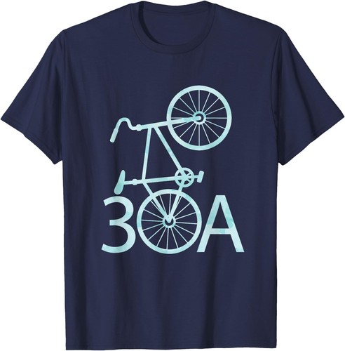 Watercolor 30A Bike | Seaside, Florida T-Shirt