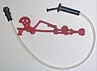 Vintage MOTU Blast-Attak Weapons Lot 1987 Mattel Original Red Axe Trigger Cord