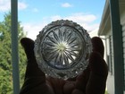 Fancy Loop  Toothpick holder worn gold #1205 Heisey Glass Company 1898 EAPG — photo 9