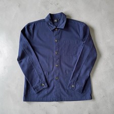 Maison de Travail Chore Jacket Mens Navy Utility Worker Field 100% Cotton