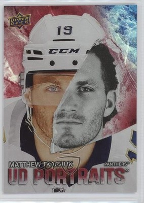 2025-26 Upper Deck Series 1 UD Portraits Red 156/199 Matthew Tkachuk #P-3 l7p