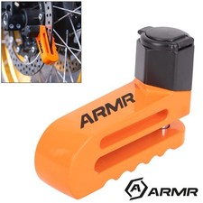 ARMR Tacker Moto Motorrad Motorrad Scheibenschloss inkl. Tasche orange - 10 mm