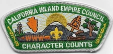 California Inland Empire Council SA-59 1973-1999 Character Counts CSP (Silver)