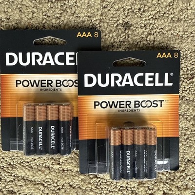 Duracell AAA Alkaline Power Boost Batteries - (2) Packs of 8 EXP 2036