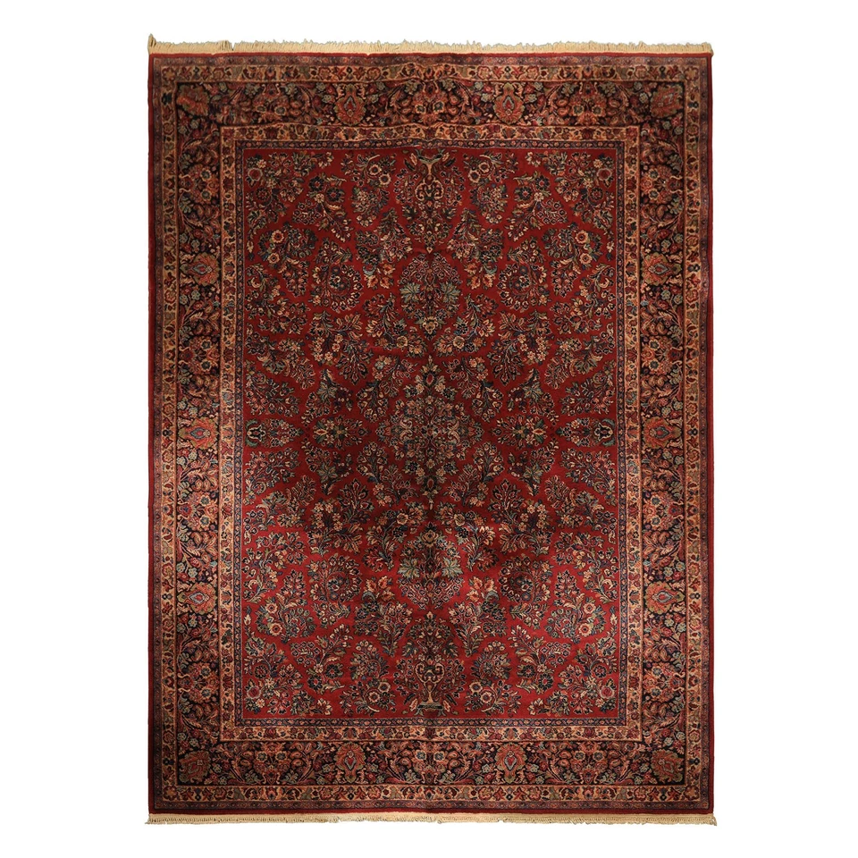 Alfombra Karastan 8'8''x12 Hecha a Máquina Nueva Zelanda Lana Borgoña Karastan Saroukk Foto 2 de 4