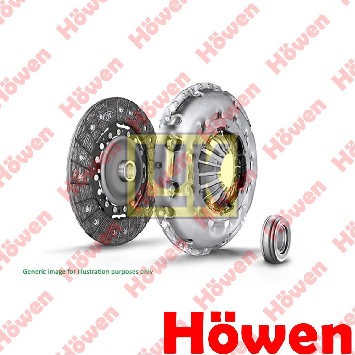 Fits BMW 5 Series 2002-2004 2.5 D 3.0 + Other Models 3PC Clutch Kit Howen