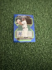 Michael Hobbs 2022 Panini Prizm Draft Autographs Blue PrizmSN /25 PDP220. AD1