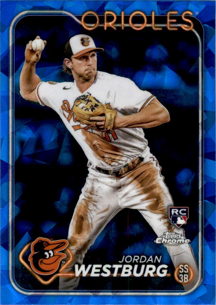 Jordan Westburg 2024 Topps Chrome Sapphire Edition RC Baltimore Orioles #66