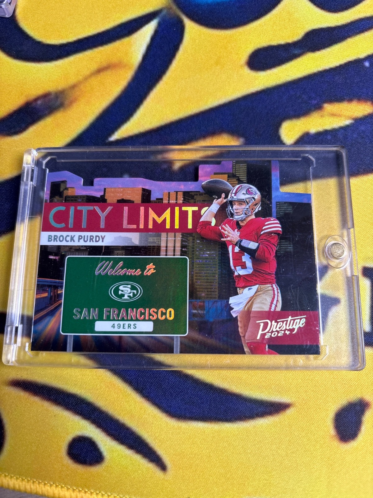 2024 Panini Prestige - city limits Brock Purdy #5