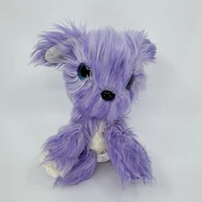 2017 Little Live Scruff-A-Luvs Mystery Rescue Pet Purple Plush Puppy Dog CLEAN!
