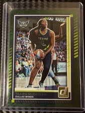 Teaira Mccowan Green Shimmer Foil 2025 Donruss WNBA Card #57 Dallas Wings
