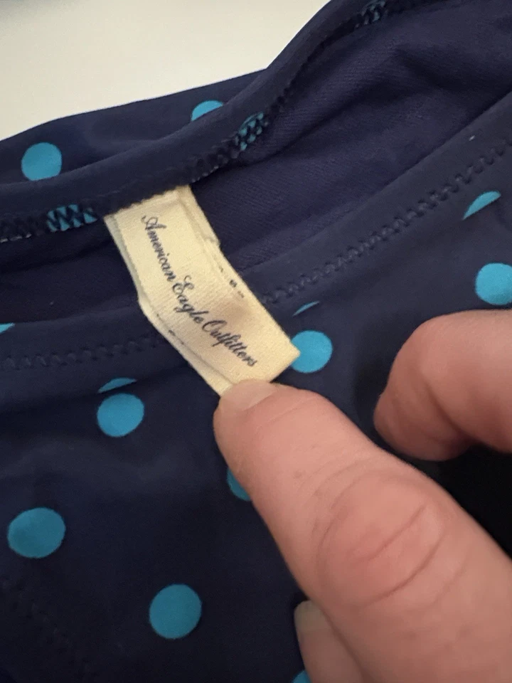 Women's Polka Dot Bikini Set. American eagle Size Small. - Image 2 of 3