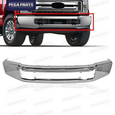 For 2020-2022 Ford F-250 F-350 NEW Chrome Steel Front Bumper Face Bar Super Duty