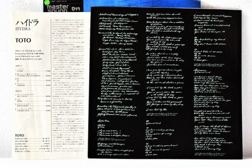 CBS/SONY MASTER SOUND 30AP-1957 JAPAN 1980 TOTO "Hydra" GATEFOLD OBI+INSERTS - Picture 4 of 6