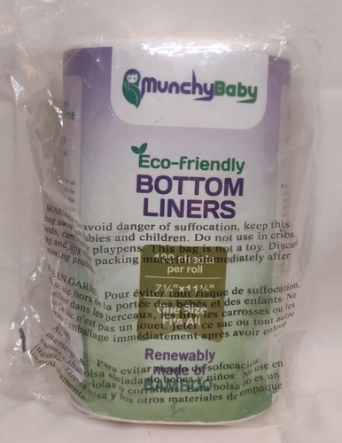 Baby Flushable Cloth Nappy Diaper Bamboo Liners 100 Sheets for 1 Roll~NEW