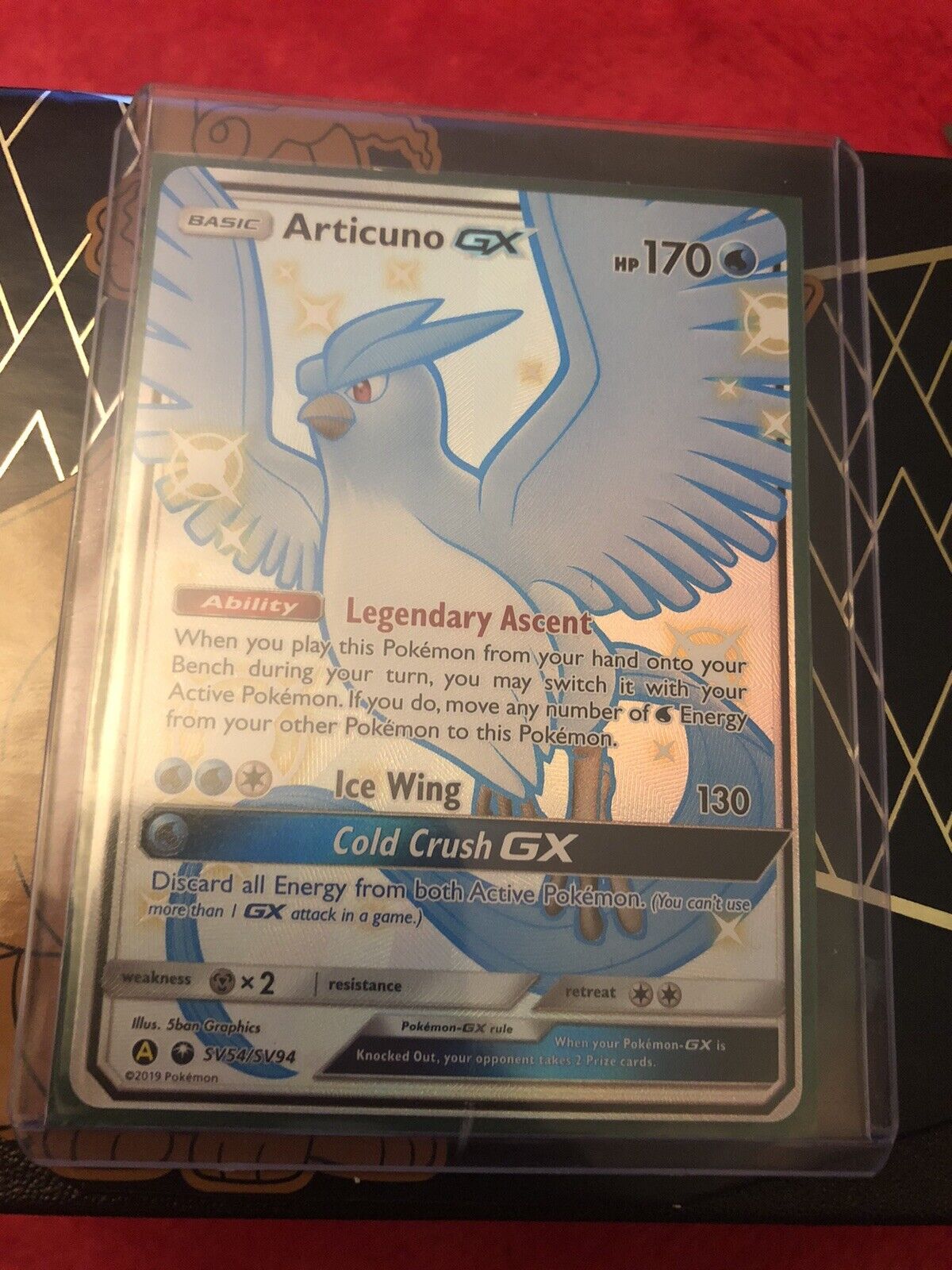 Mavin  Articuno GX Shiny Vault Full Art SV54/SV94 - Hidden Fates Pokemon -  Fresh, Mint