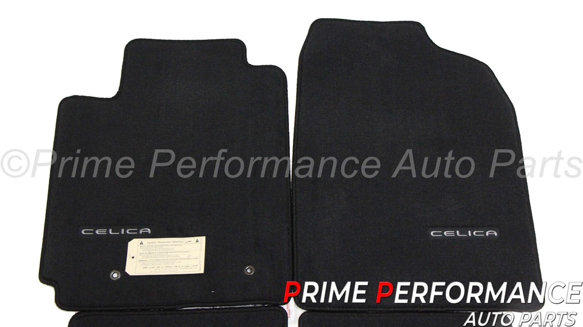 Toyota Celica 2001-2005 Carpet Charcoal Black Floor mat set of 4