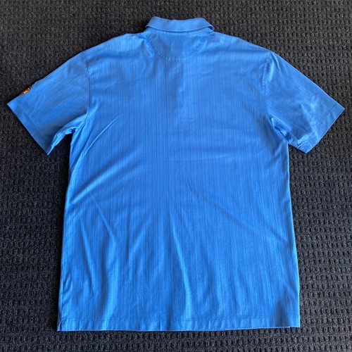 Tiger Woods Nike Fit Dry Polo Golf Shirt XXL North Carolina Football Meineke - Picture 5 of 10