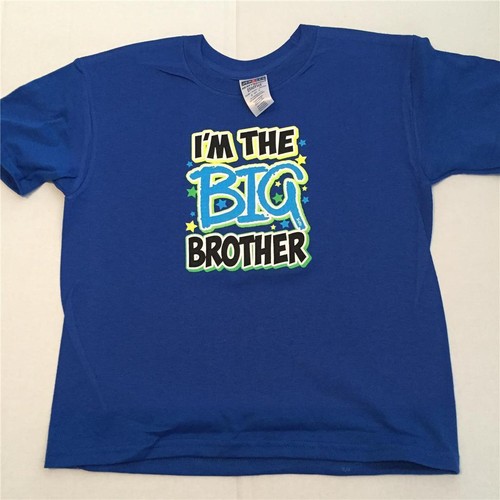 I'M THE BIG BROTHER NEON Kids T-Shirt JERZEES BRAND Size 6 Months To 18-20=XL - Picture 6 of 11