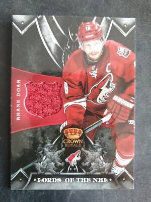 2012-13 Crown Royale Lords of the NHL Materials #LNSD Shane Doan 