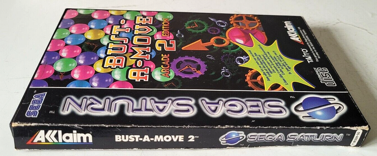 Bust-A-Move 2 Arcade Edition Sur SEGA Saturn - Version PAL EUR/FRA - Bon État