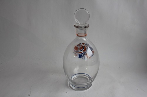 BACCARAT Carafe émaillée Jean Luce Georges CHEVALIER Art vente Déco (63128)