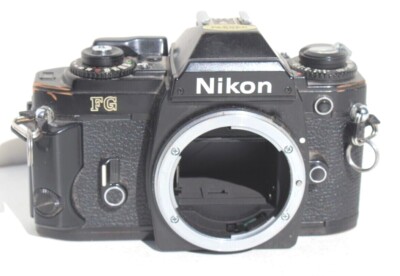 Vintage Black Nikon FG Film Camera | eBay