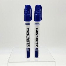 Markal Paint-Riter Paint Markers Blue Water Based Fast Drying 97405 Pack of 2