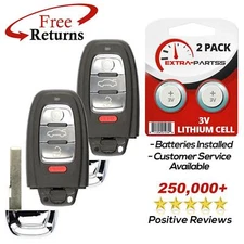 2 For 2014 2015 Audi SQ5 Keyless Entry Smart Remote Car Key Fob