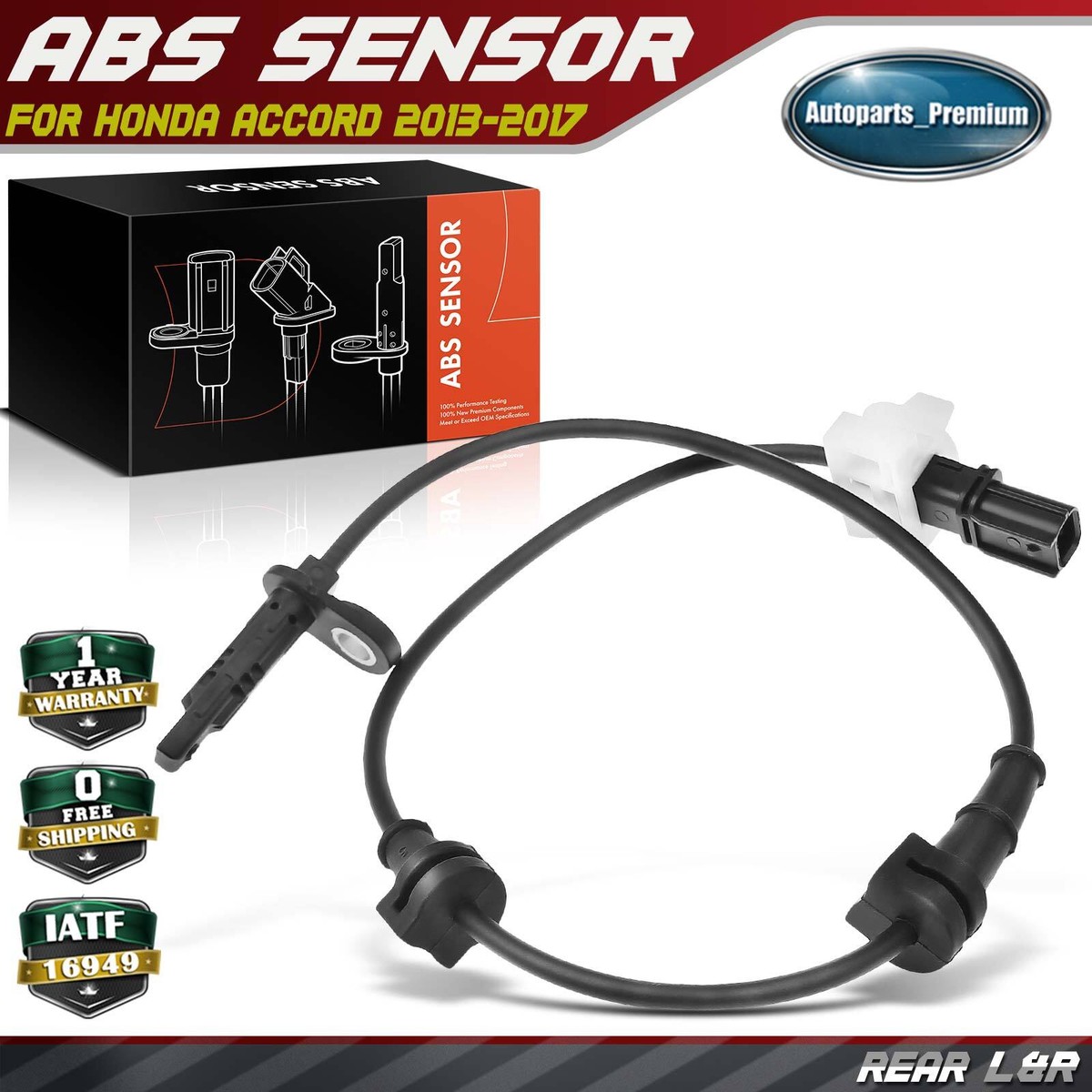  F20 ABSアクチュエーター ABS Wheel Speed Sensor for Honda Accord 2013-2017 Rear Left or
