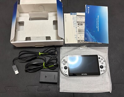 Good】Sony PlayStation Vita PCH-2000 ZA25 Silver Handheld System