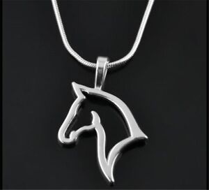 Fashion Handmade Silver Animal Horse Pendant Necklace Friendship Women Jewellery