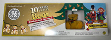 Vintage GE Indoor Bear Light Set Collector Series 10 Figures Teddy Christmas NEW
