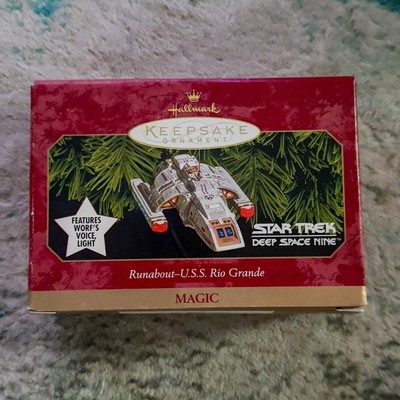 Hallmark - Star Trek Deep Space Nine Runabout USS Rio Grande 1997 Lights & Voice