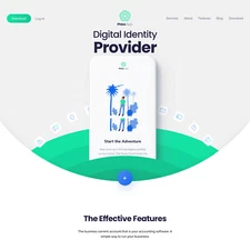App Landing Website Design with Free VPS Web Hosting and Installation