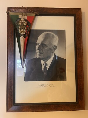 Photo President of the Republic Sandro Pertini (last photo of the polygraph)