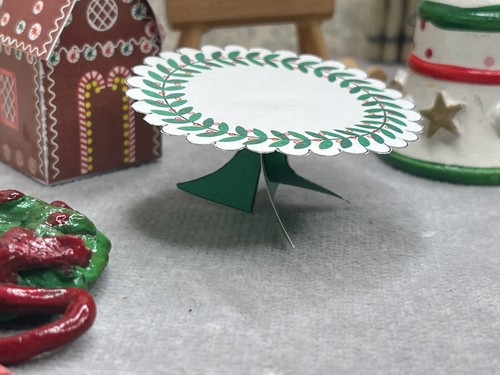 Christmas Miniatures, vintage ornaments, paper miniatures - Picture 5 of 9