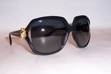 NEW ALEXANDER MCQUEEN SUNGLASSES AMQ 4244/S BLACK/GRAY CLB-HD AUTHENTIC