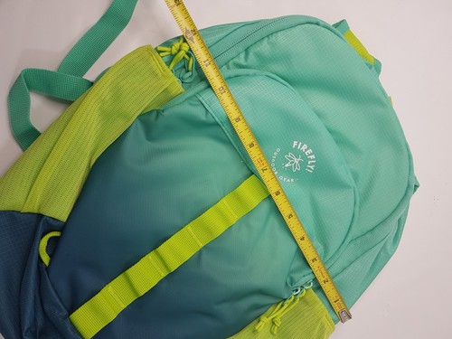 NEW - Firefly Unisex Youth Size 11x4.5x15" Outdoor Gear Backpack Green Rucksack - Picture 7 of 7