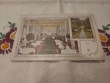 Greenbrier Resort White Sulphur Springs Old White Hotel Dining Menu Postcard 